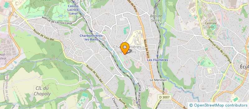 localisation de l'entreprise DOCEO BTP  CHARBONNIERES-LES-BAINS