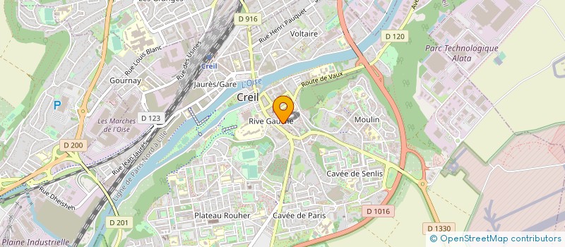 localisation de l'entreprise DOCERE VITAM, ENSEIGNER LA VIE  CREIL