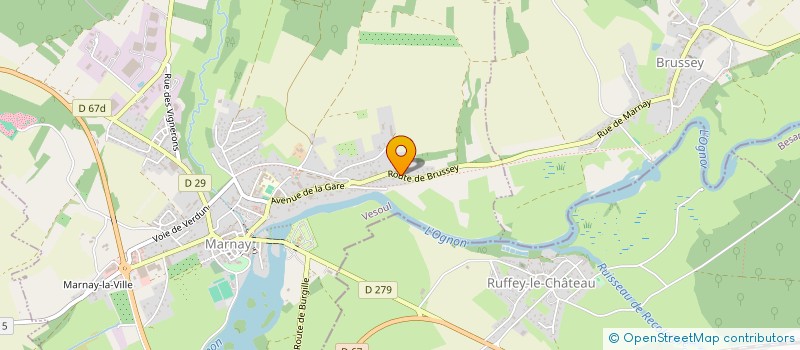 localisation de l'entreprise DOCES  MARNAY