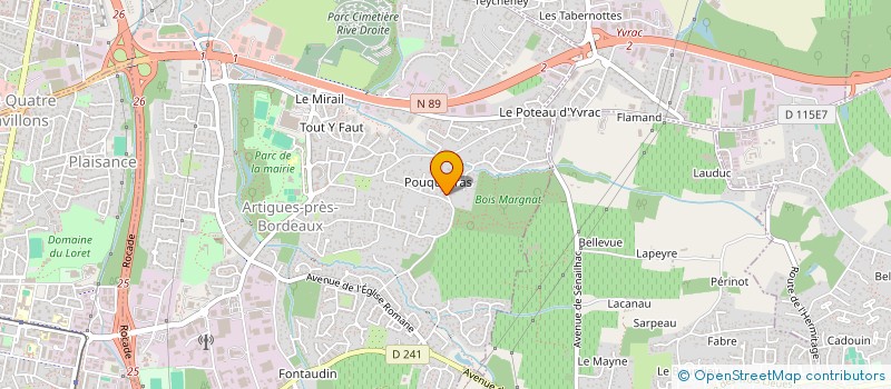 localisation de l'entreprise DOCHE I  ARTIGUES-PRES-BORDEAUX