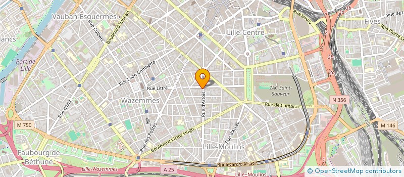 localisation de l'entreprise DOCIFRUITS à LILLE
