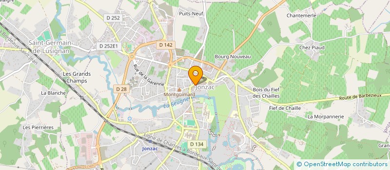 localisation de l'entreprise DOCILE à JONZAC