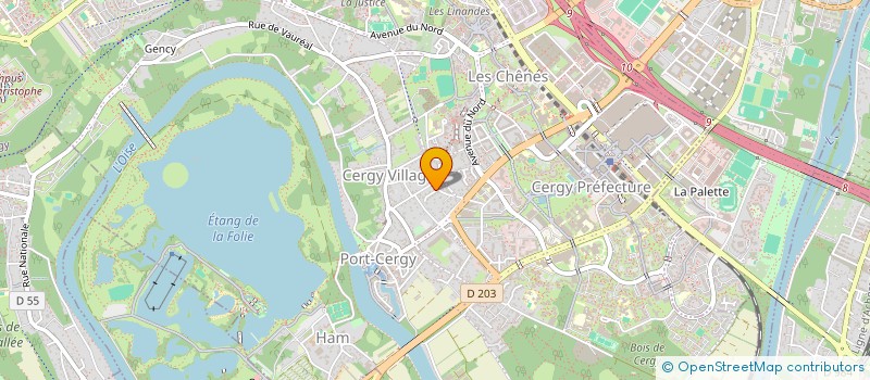 localisation de l'entreprise DOCINTAG à CERGY
