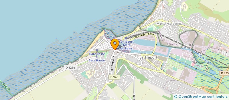 localisation de l'entreprise DOCK DESTOCKS  LE TREPORT