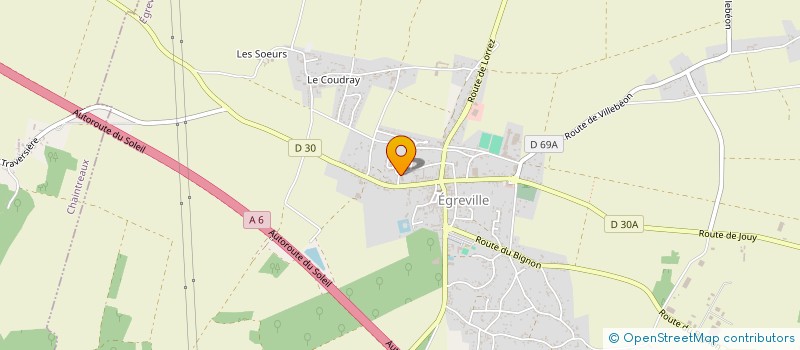 localisation de l'entreprise DOCK DU RIRE SARL à EGREVILLE