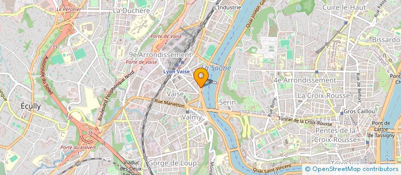 localisation de l'entreprise DOCK FIVE  LYON