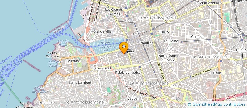 localisation de l'entreprise DOCK FOODS à MARSEILLE 1ER