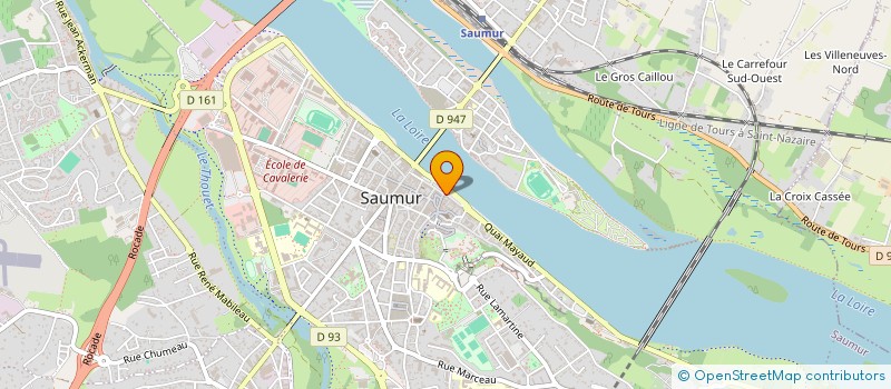 localisation de l'entreprise DOCK'S PUB  SAUMUR