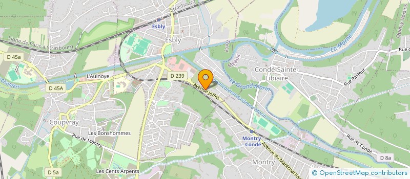 localisation de l'entreprise DOCKS D'ESBLY  ESBLY