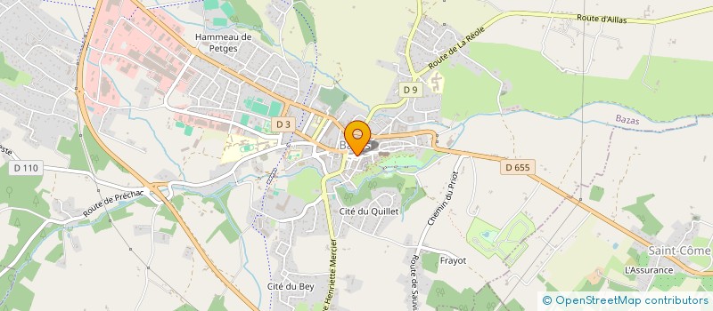 localisation de l'entreprise DOCKS DU LIEGE  BAZAS