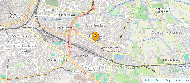 localisation de l'entreprise DOCKS ELECTRIQUES RHONE DURANCE à AVIGNON
