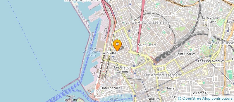 localisation de l'entreprise DOCKS FORMATION PERMIS - D.F.P à MARSEILLE