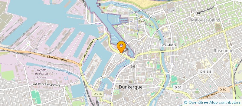 localisation de l'entreprise DOCKS IMMO à DUNKERQUE