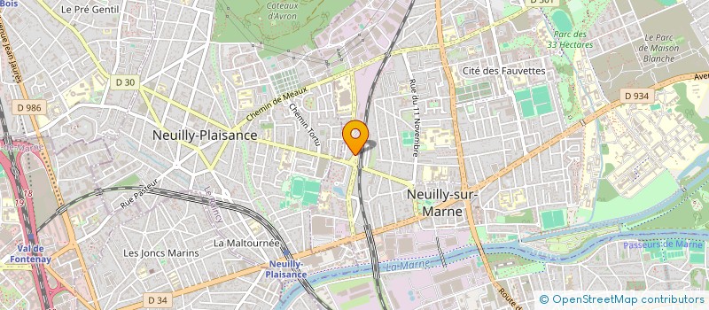 localisation de l'entreprise DOCKS LA MALTOURNEE ETS F.GUEGUEN ET CIE à NEUILLY-SUR-MARNE