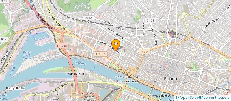 localisation de l'entreprise DOCKS LASER à ROUEN