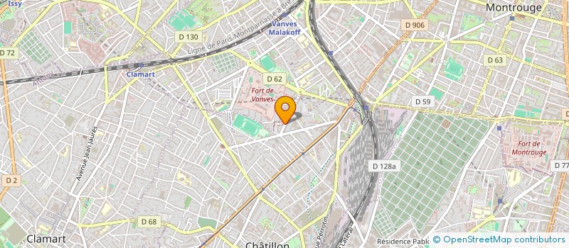 localisation de l'entreprise DOCKY HAIR SASU  CHATILLON