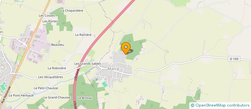 localisation de l'entreprise DOCLAGINA  MARCE