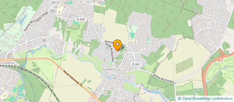 localisation de l'entreprise DOCLUC-SCI  SANTENY