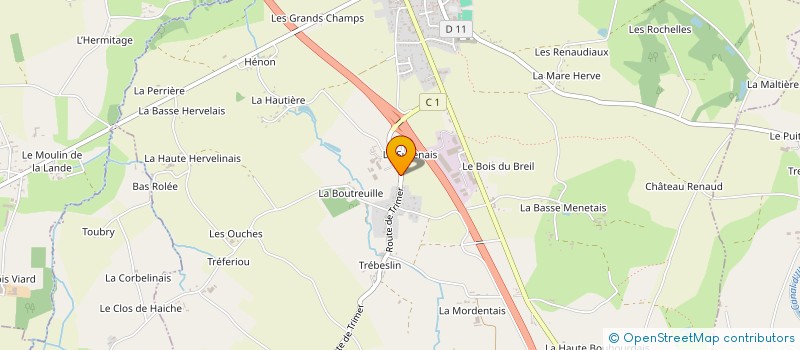 localisation de l'entreprise DOCMAEL TRANSPORTS  SAINT-DOMINEUC