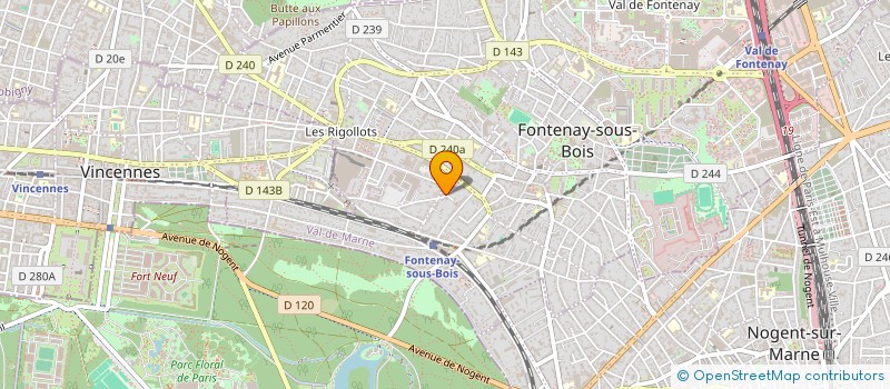 localisation de l'entreprise DOCNCO à FONTENAY SOUS BOIS
