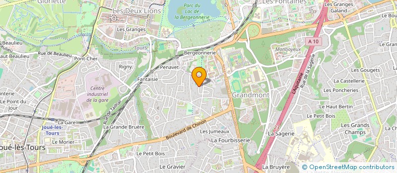 localisation de l'entreprise DOCOMAF à JOUE-LES-TOURS