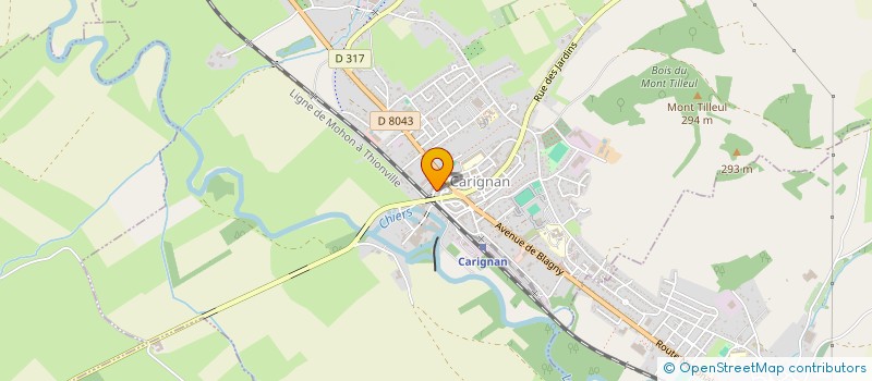 localisation de l'entreprise DOCQ  CARIGNAN