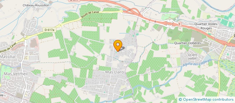 localisation de l'entreprise DOCRIS  PERPIGNAN