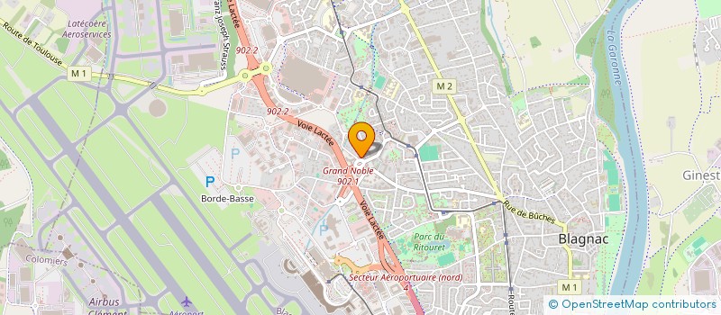 localisation de l'entreprise DOCS ARC EN CIEL  BLAGNAC