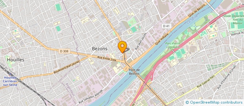localisation de l'entreprise DOCS HAMERY A GUIDI M à BEZONS