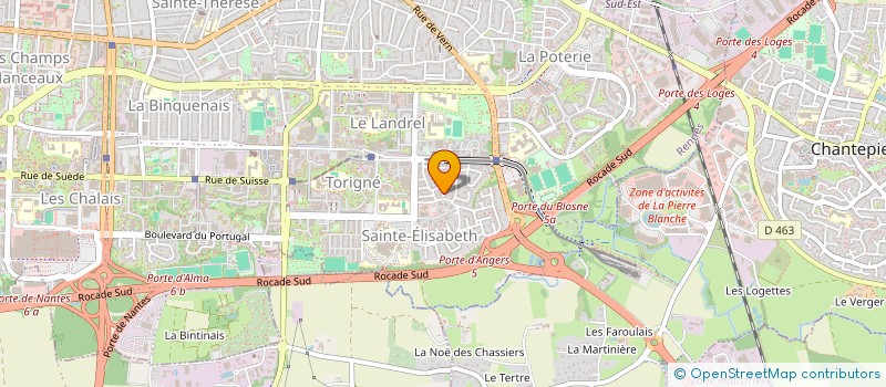 localisation de l'entreprise DOCSECU à RENNES