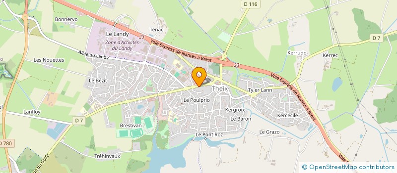 localisation de l'entreprise DOCSURMEZUR  SURZUR