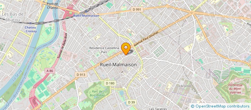 localisation de l'entreprise DOCTEUR A GAUDRY LE DUIGOU à RUEIL-MALMAISON