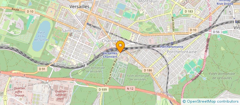localisation de l'entreprise DOCTEUR ADELINE HIGUET à VERSAILLES