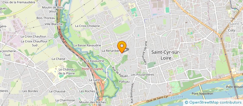 localisation de l'entreprise DOCTEUR ADRIEN SIMONNEAU  SAINT-CYR-SUR-LOIRE