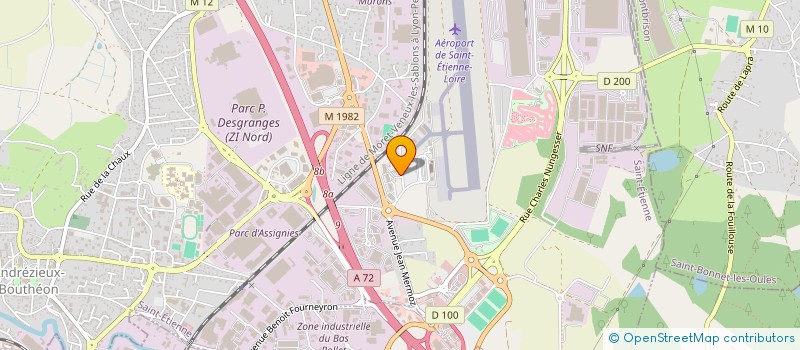 localisation de l'entreprise DOCTEUR AGATHE MARCON  ANDREZIEUX-BOUTHEON
