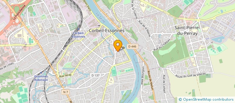 localisation de l'entreprise DOCTEUR AHMED DAOUDI à CORBEIL-ESSONNES