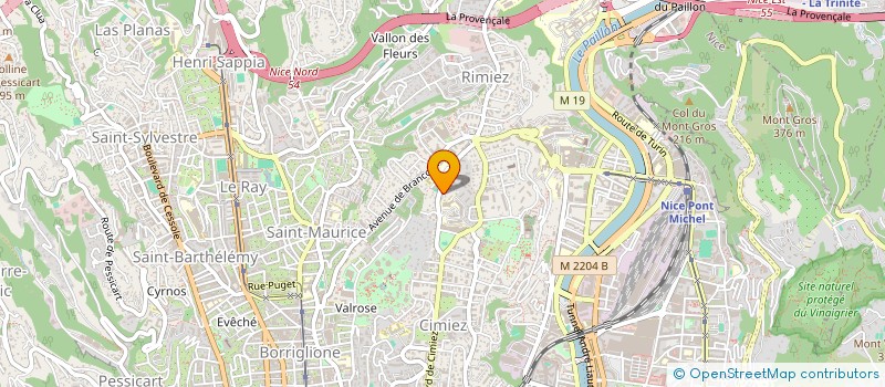 localisation de l'entreprise DOCTEUR ALEXANDRE MAUBERT à NICE