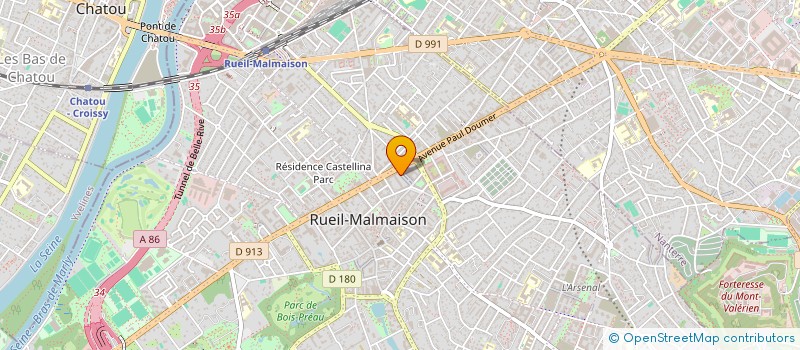 localisation de l'entreprise DOCTEUR ALEXIA CADOT à RUEIL-MALMAISON