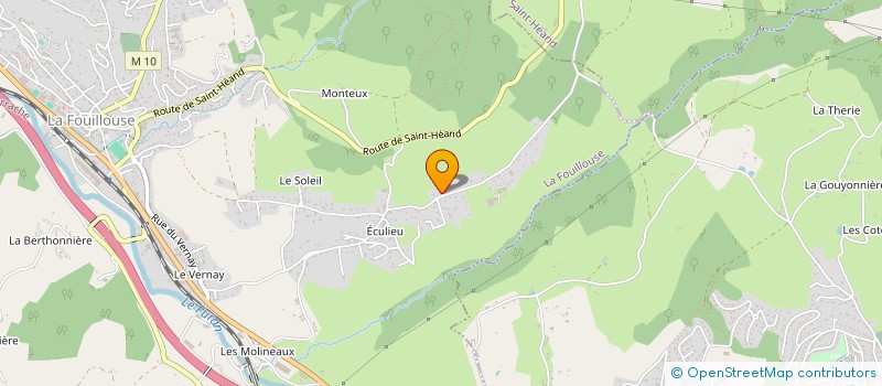 localisation de l'entreprise DOCTEUR ALEXIS EYRAUD  LA FOUILLOUSE