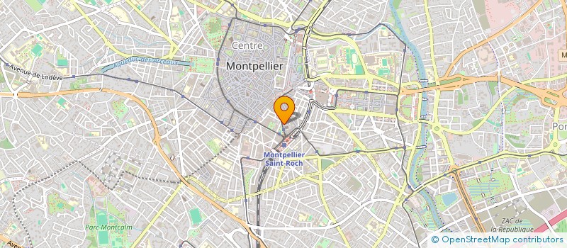 localisation de l'entreprise DOCTEUR ALLOUCHE ET ASSOCIES à MONTPELLIER
