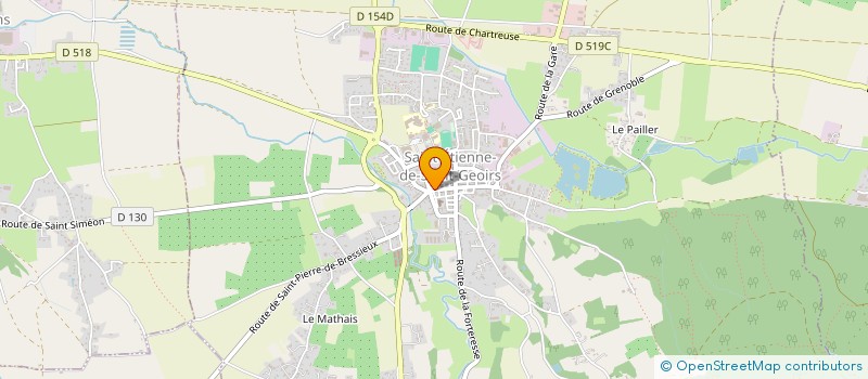 localisation de l'entreprise DOCTEUR AMANDINE MALL  SAINT-ETIENNE-DE-SAINT-GEOIRS