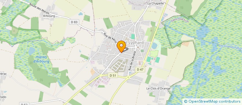 localisation de l'entreprise DOCTEUR ANTOINE LACOUTURE  SAINT-LYPHARD