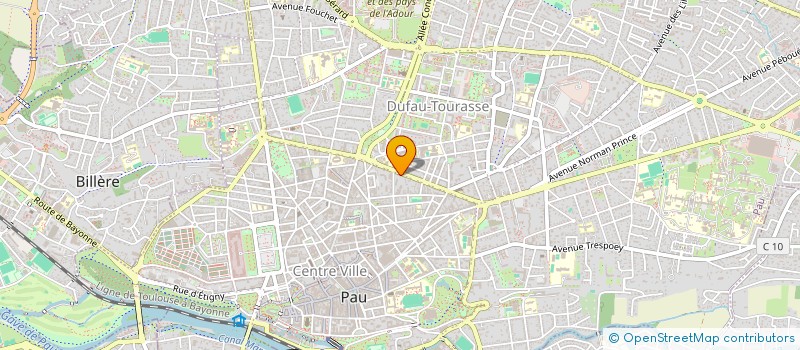 localisation de l'entreprise DOCTEUR ANTOINE LAMBERT à PAU