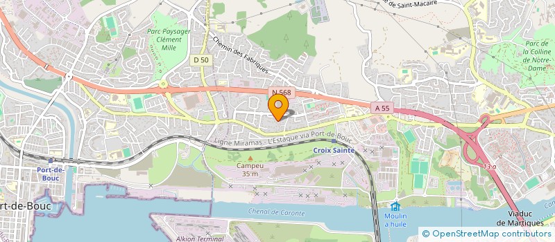 localisation de l'entreprise DOCTEUR ATTOU à MARTIGUES