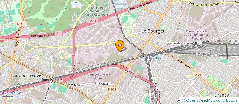 localisation de l'entreprise DOCTEUR AUTO SAS  LE BOURGET