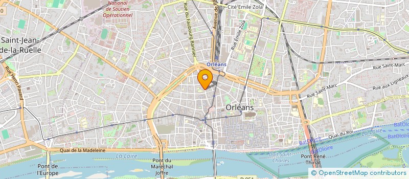 localisation de l'entreprise DOCTEUR BARBIER à ORLEANS