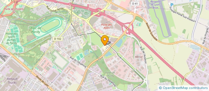 localisation de l'entreprise DOCTEUR BEN SLAMA - PERON  SAINT-PRIEST