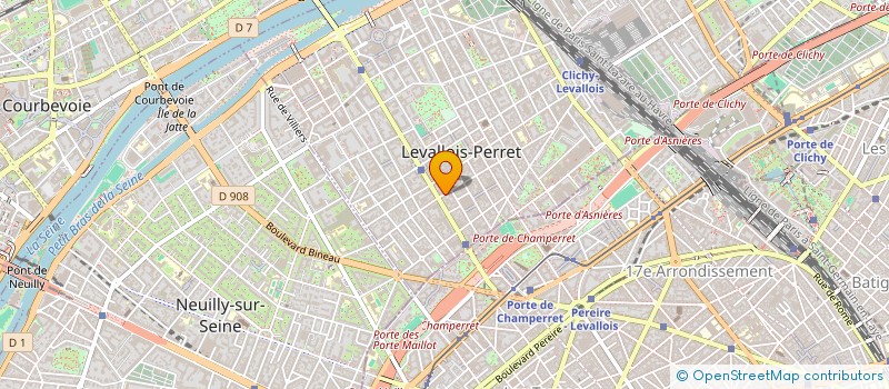 localisation de l'entreprise DOCTEUR BERTRAND CHERRIER CHIRURGIE à LEVALLOIS-PERRET