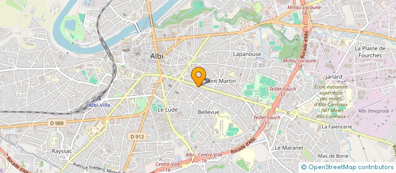 localisation de l'entreprise DOCTEUR BOUIX - SEL à ALBI