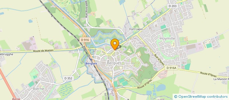 localisation de l'entreprise DOCTEUR BOULLET LAETITIA SELARL  BERGUES